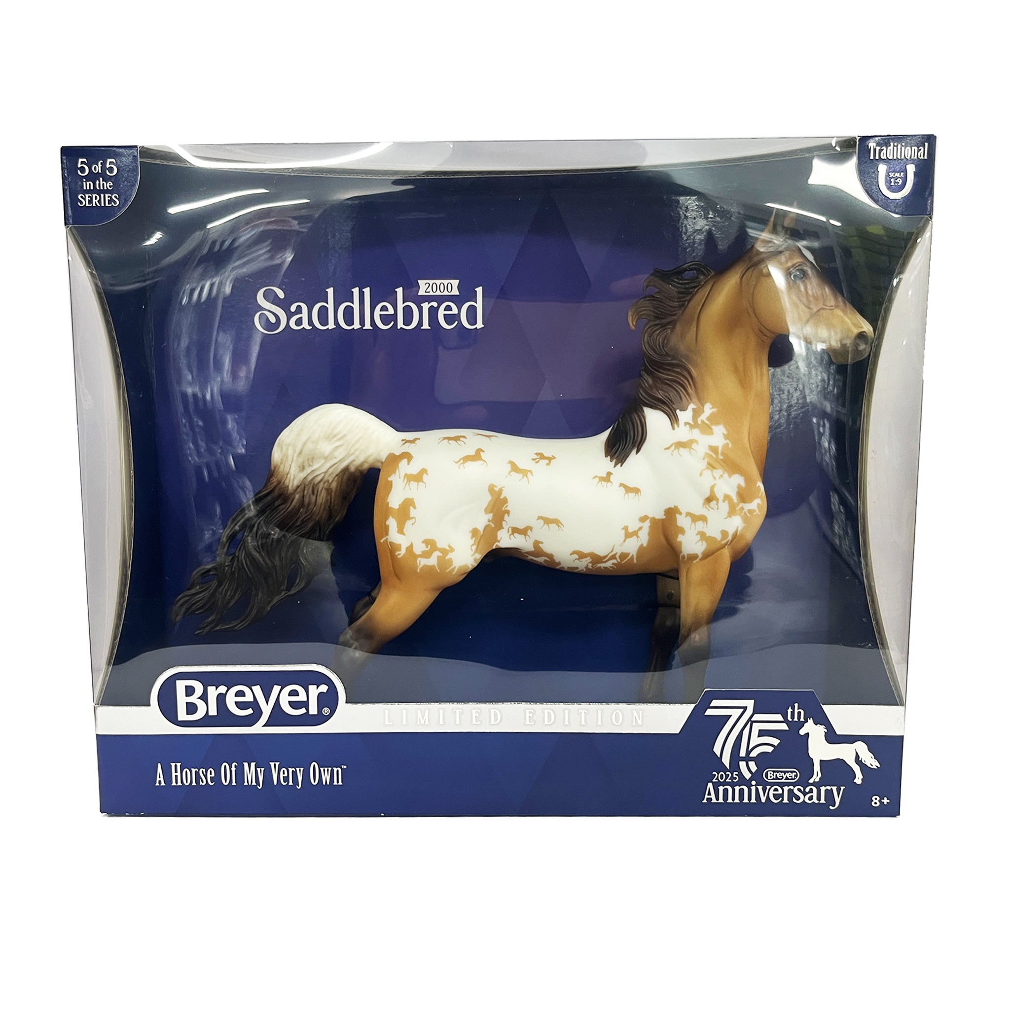 Breyer Traditional 75th Anniversary Saddlebred Box Damage