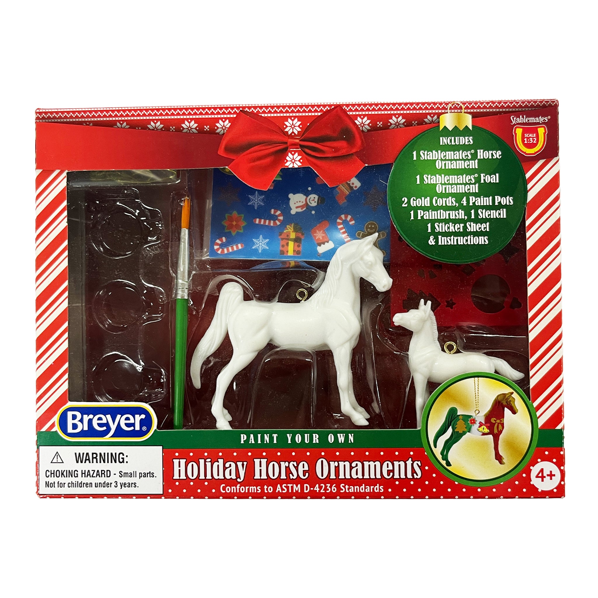 Breyer Activity Paint Your Own Ornaments Box Damage