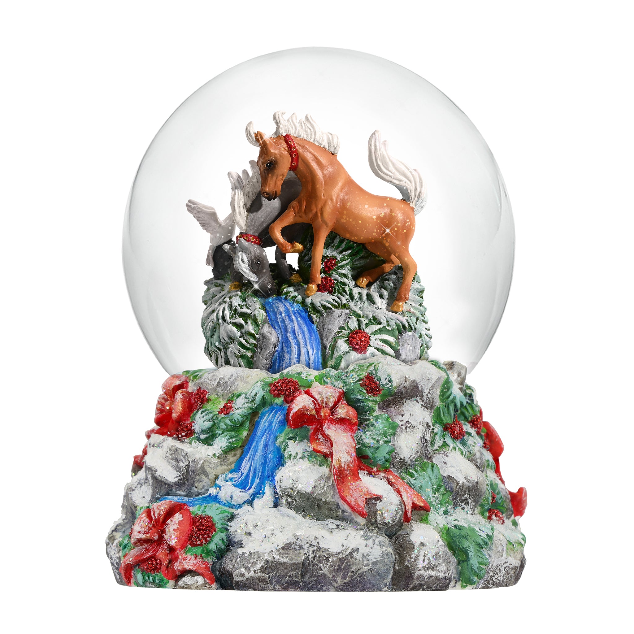Breyer Stablemates 2024 Winter Wonderland Musical Snow Globe