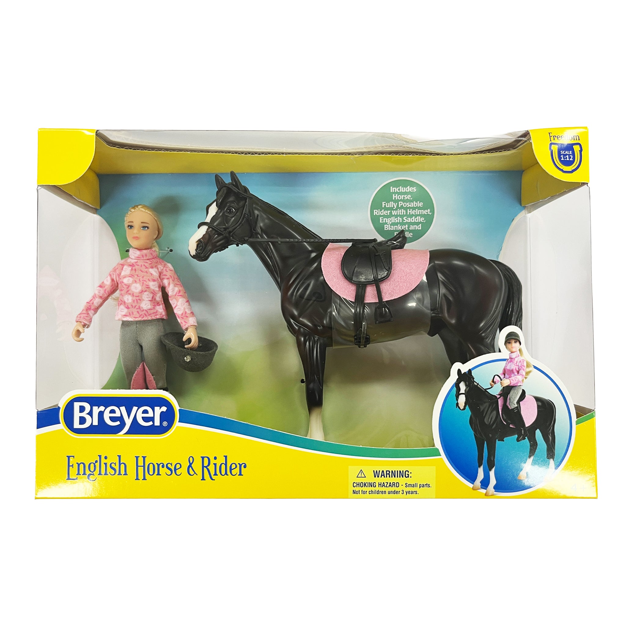 Breyer Freedom Logan & English Rider, Lauren – Box Damaged