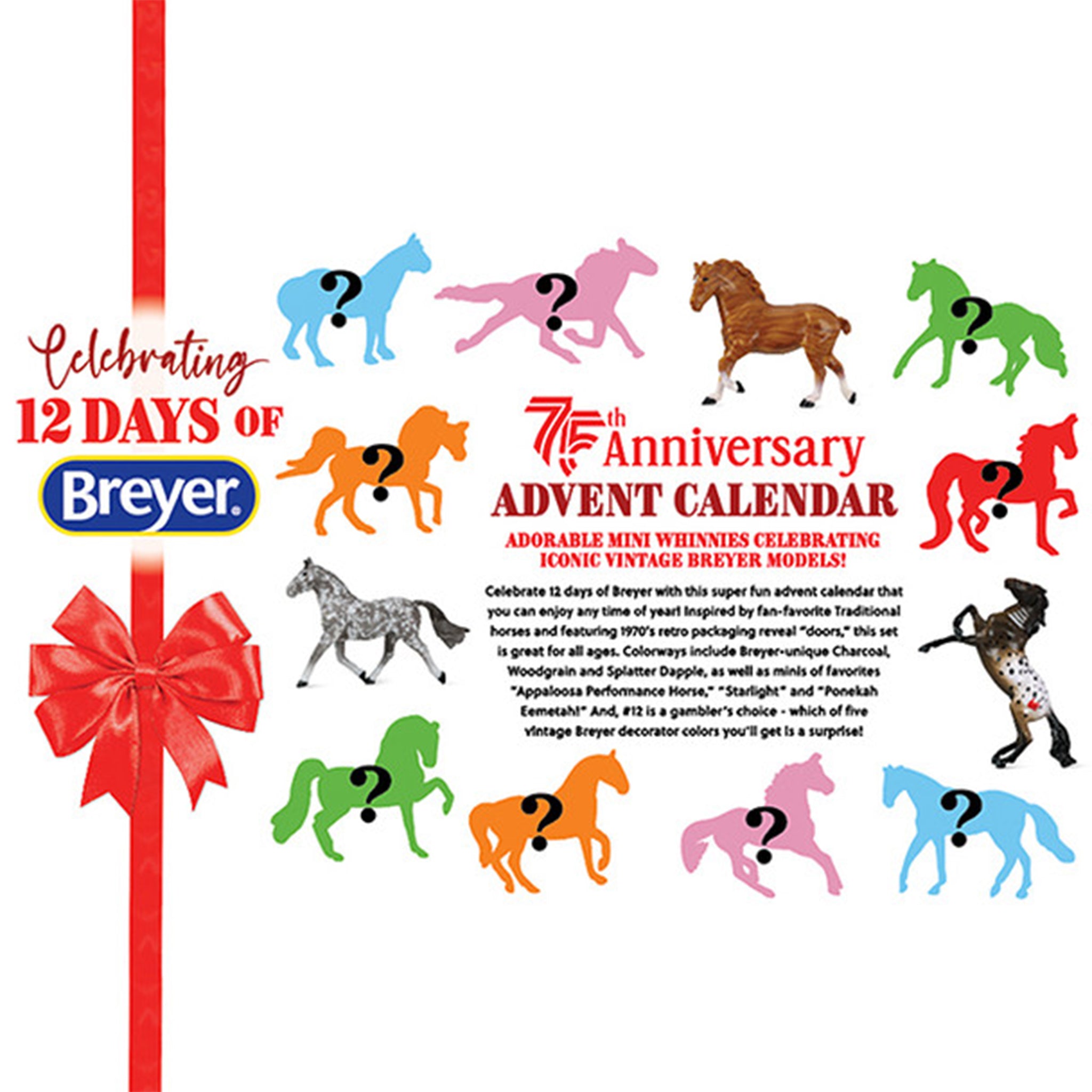 Breyer Activity 75th Anniversary Advent Calendar - Celebrating 12 Days of Breyer