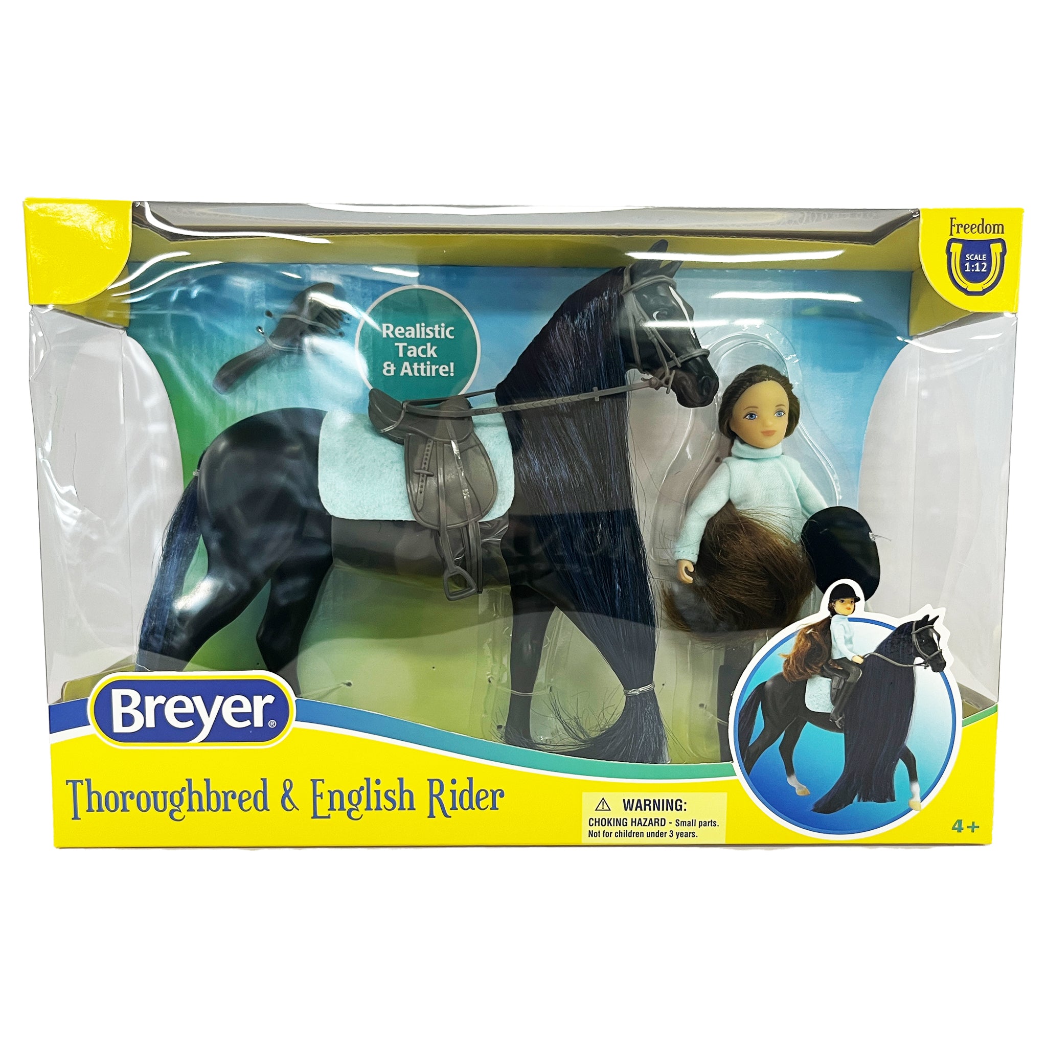 Breyer Freedom Jet & English Rider Charlotte – Box Damaged