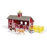 Breyer Stablemates Red Stable Set