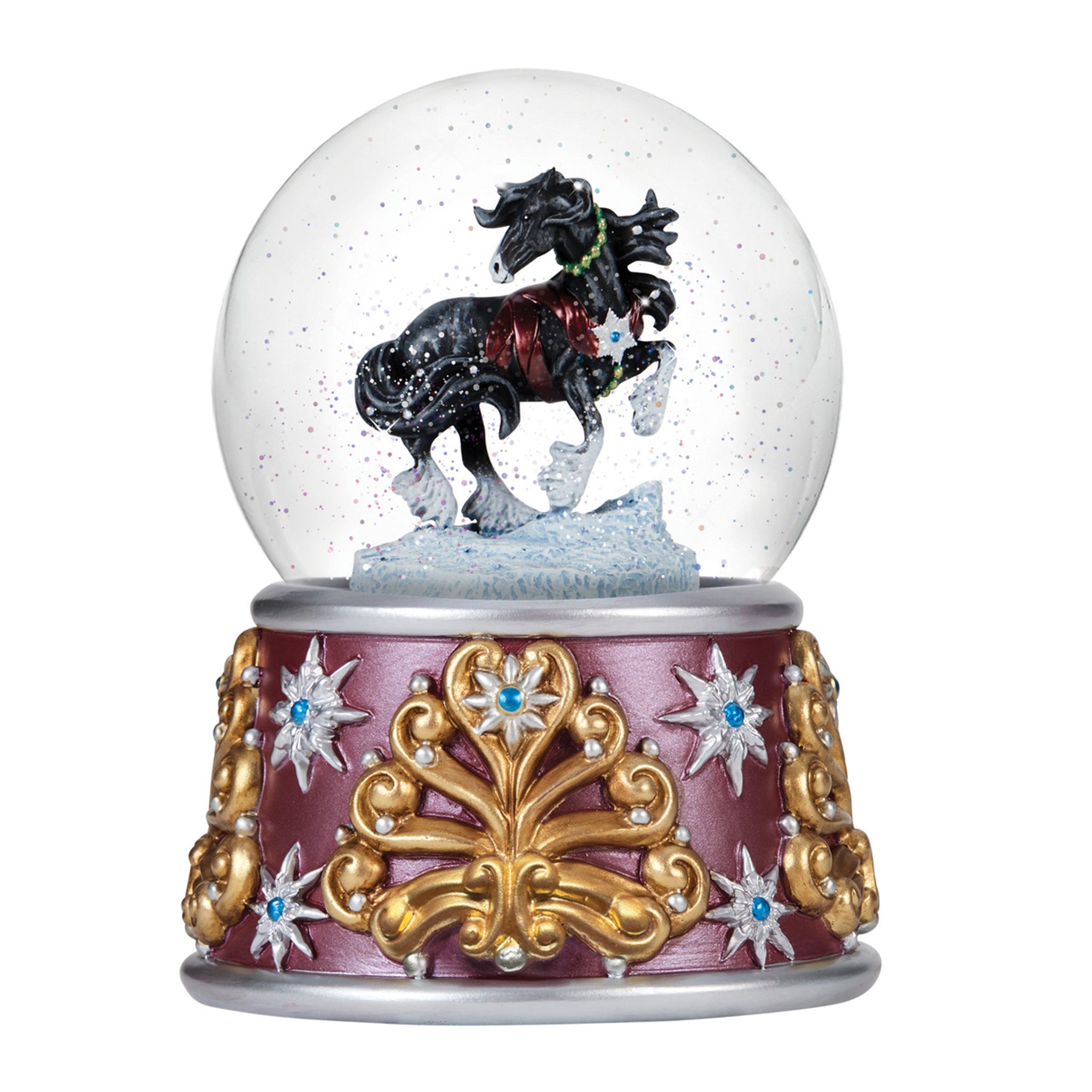 Breyer Stablemates 2026 Holiday Musical Snow Globe - Star of Winter