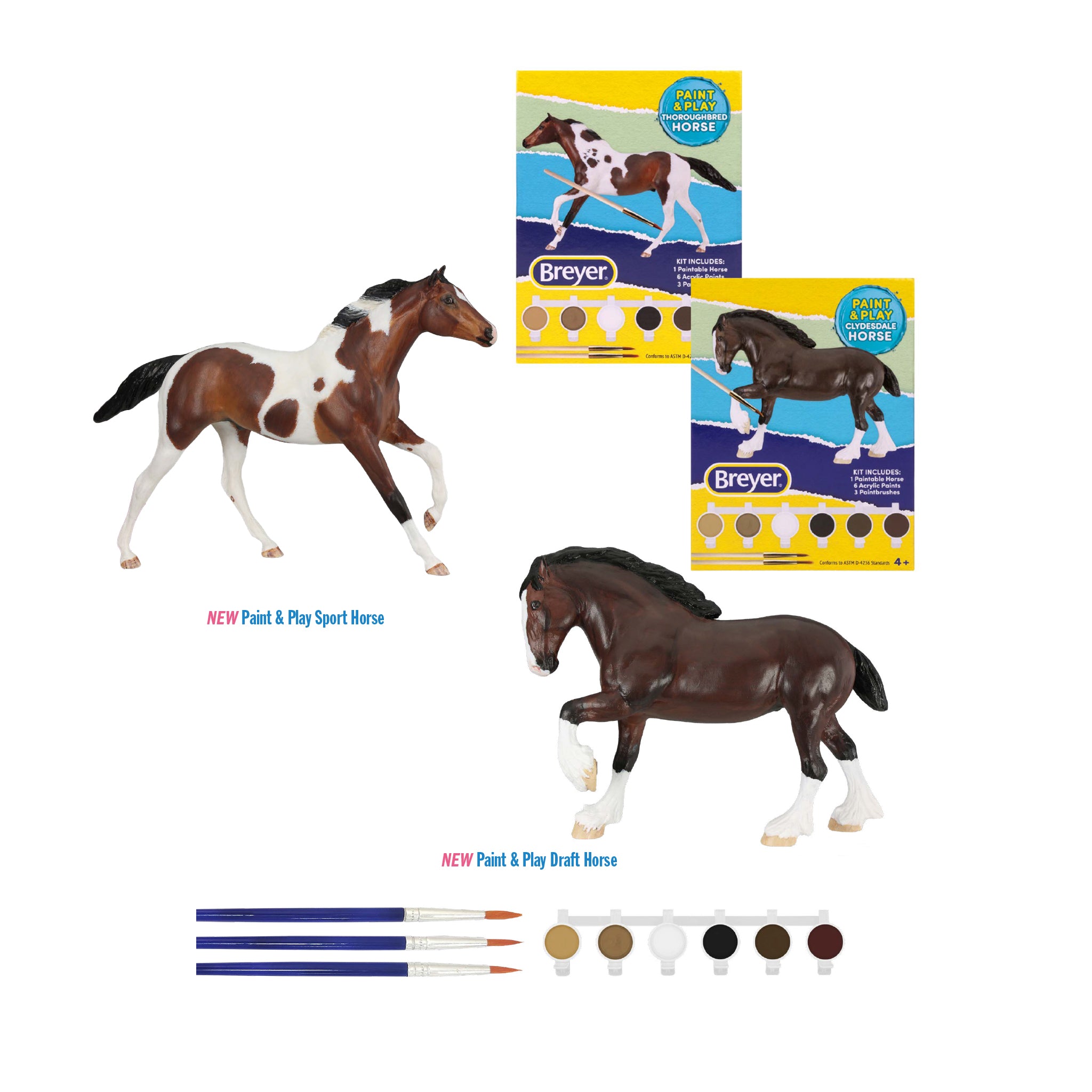 Breyer Activity Paint & Play Horse Assortment