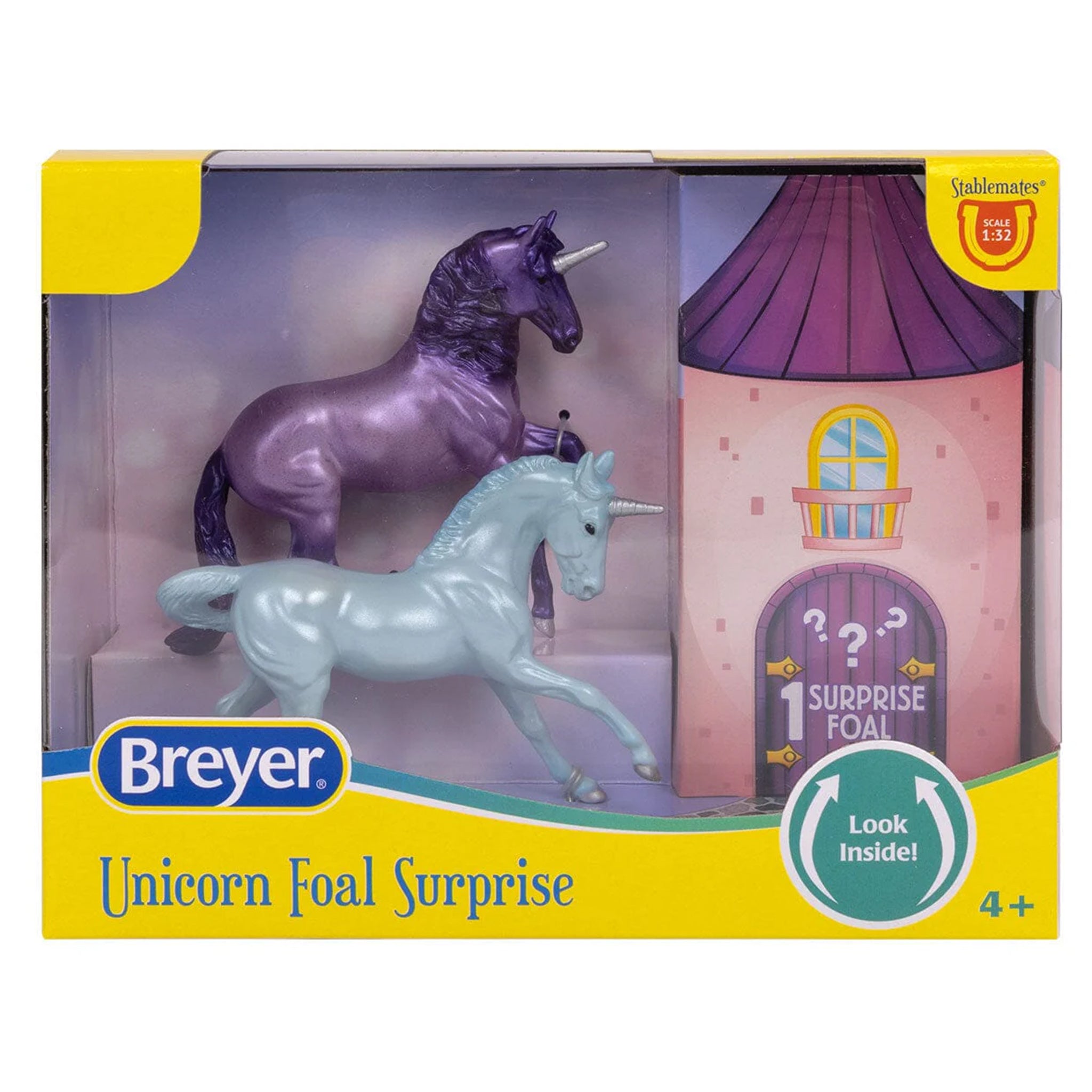 Breyer Stablemates Unicorn Foal Surprise - Dazzling Cliffs Family