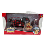 Breyer Traditional Holiday Pajama Party Horse and Rider Set Box Damage