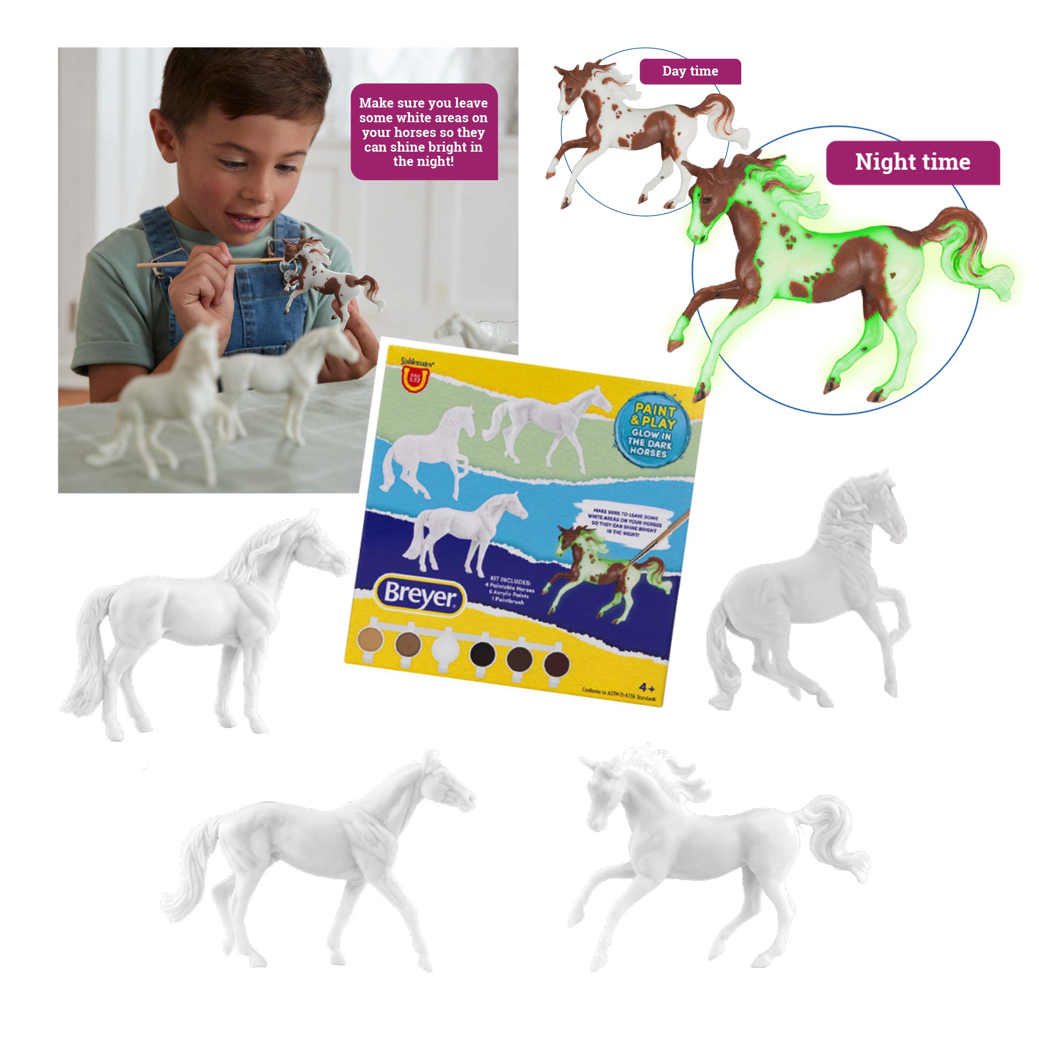 Breyer Activity Paint & Play Glow in the Dark