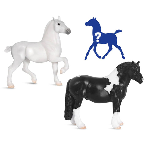 Breyer Stablemate Horse & Foal Surprise Family C Peaceful Gardens
