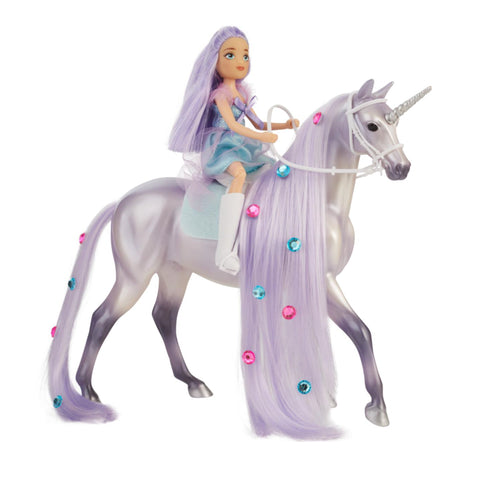 Breyer Freedom 'Twila & Moonstone' Unicorn Rider Horse and Accessories  - NEW 2026
