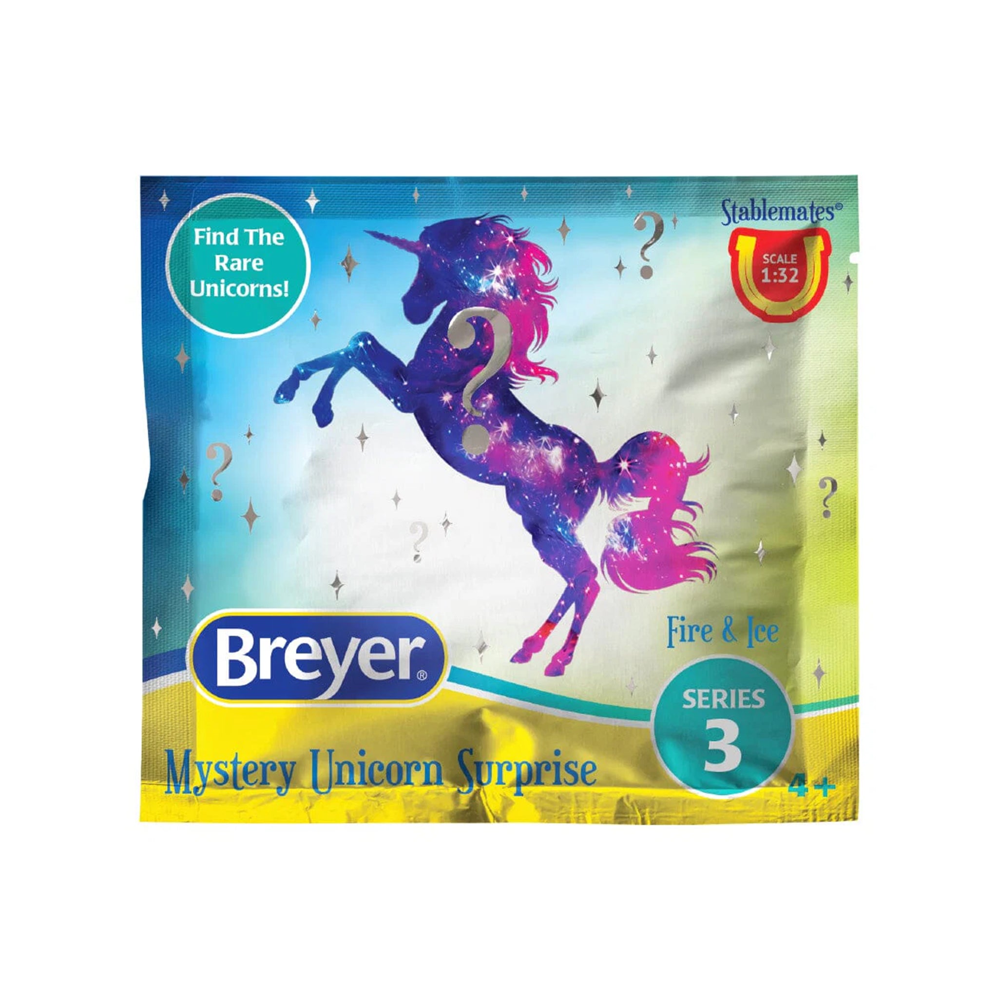 Breyer Stablemates Mystery Unicorn Surprise Single Fire & Ice - Series 3