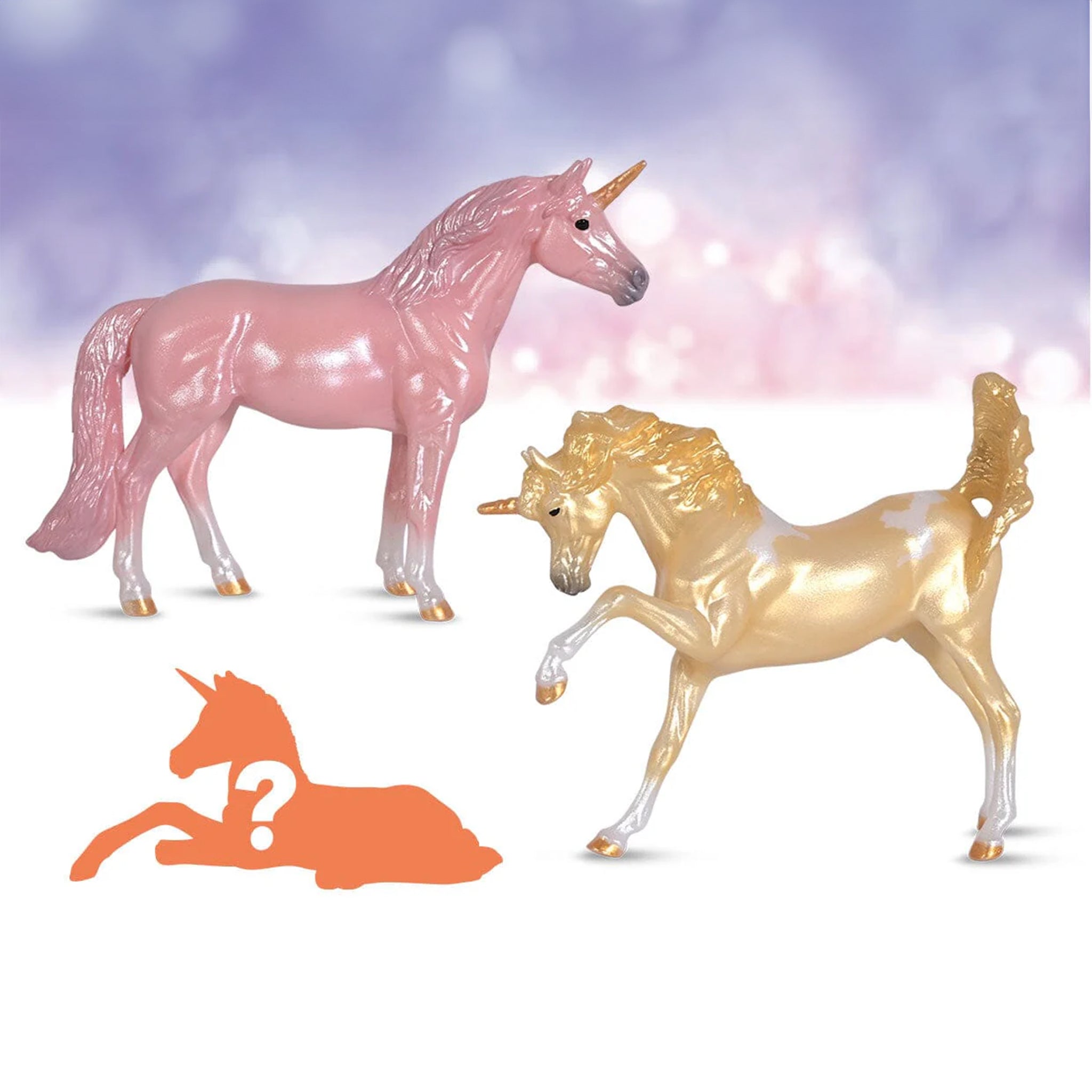 Breyer Stablemates Unicorn Foal Surprise - Sparkling Canyon Family