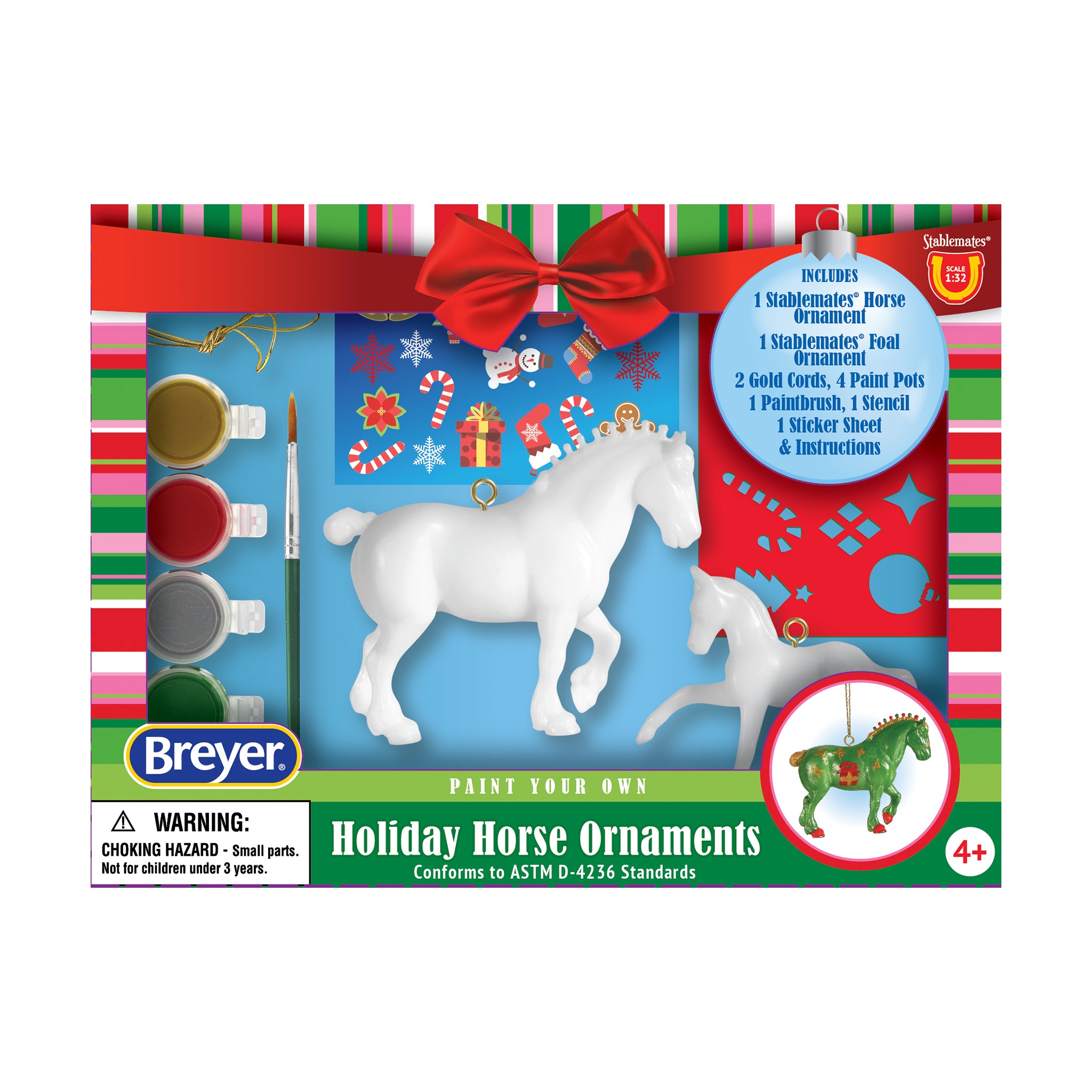 Breyer Activity Paint Your Own Horse Ornament Craft Kit