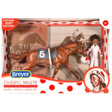 Breyer Freedom Cheryl White & Jetolara Horse & Book Set