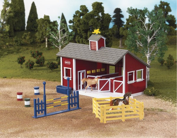 Breyer Stablemates Red Stable Set
