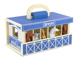 Breyer Stablemates Farms Wooden Carry Case