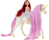 Breyer Freedom Magical Unicorn Sky & Fantasy Rider Meadow