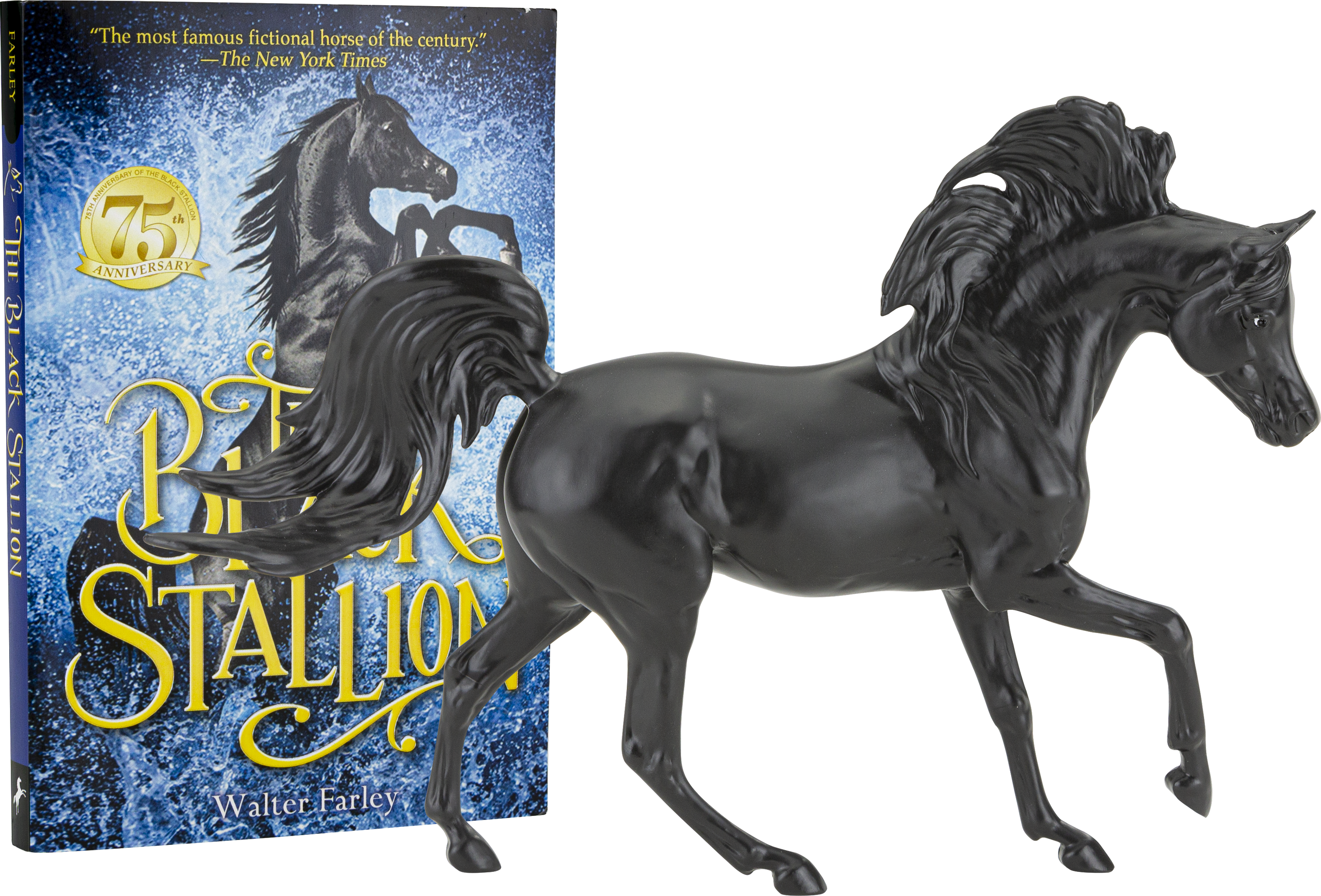 Breyer Freedom Black Stallion Horse & Book Set